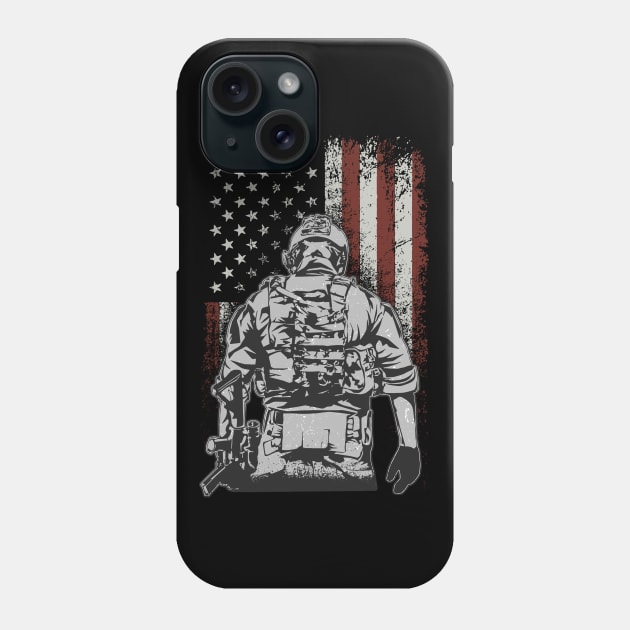 North American Soldier Phone Case by TambuStore