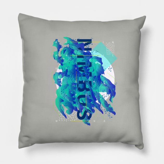 Nimbus Clouds Pillow by BrokenGrin