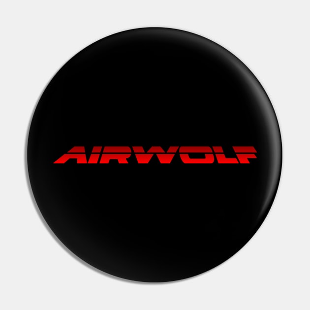 Airwolf Television Logo Pin by OrangeCup