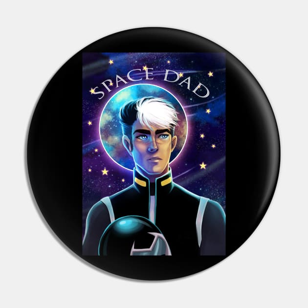 Space Dad Pin by KatIvyArt