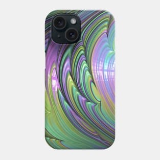 Abstract Mandelbrot Set Fractal in Pastels Phone Case