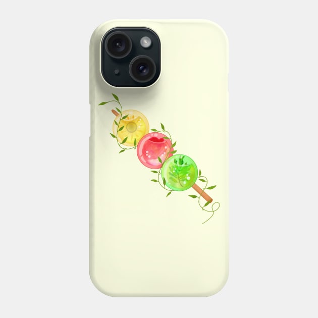 Floral Dango Phone Case by Kimprut