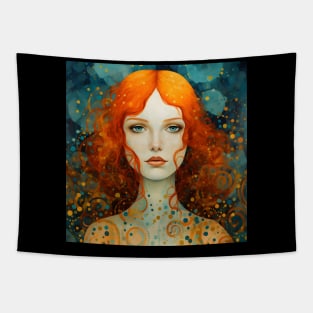 Surreal Redhead Tapestry