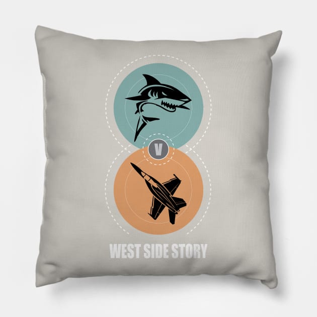 West Side Story - Alternative Movie Poster Pillow by MoviePosterBoy