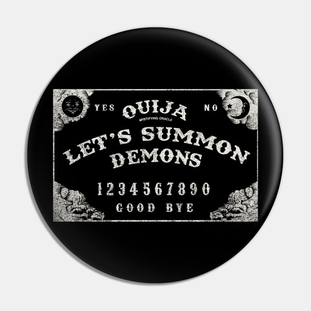 Let's Summon Demons Pin by Alema Art