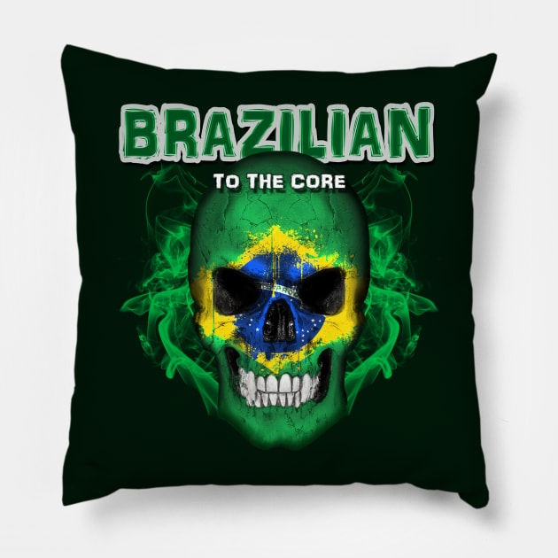 To The Core Collection: Brazil Pillow by Maia Mystia