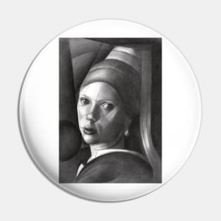 The Girl with the Pearl Earring Pin