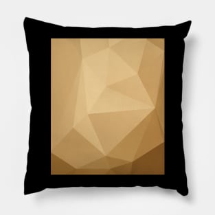 Geometric Brown Pillow