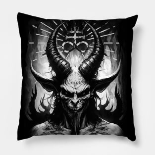 Gothic 666 Satan Occult Pillow