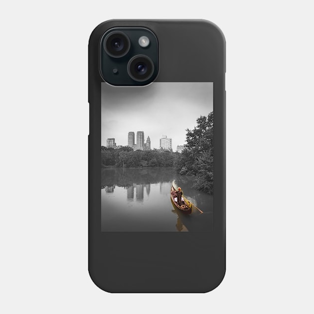 Central Park Manhattan Gondola Boat NYC Phone Case by eleonoraingrid