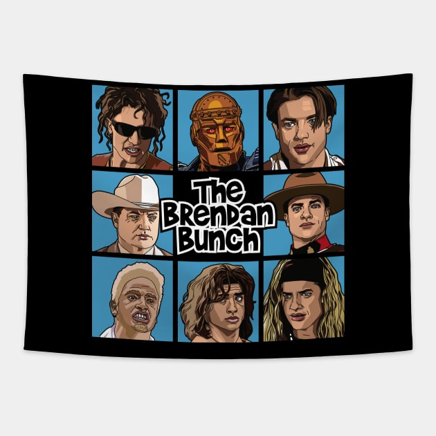 Brendan Fraser Bunch Tapestry by RetroReview