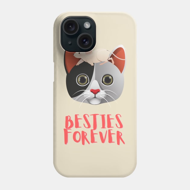 BESTIES FOREVER Phone Case by Katebi Designs