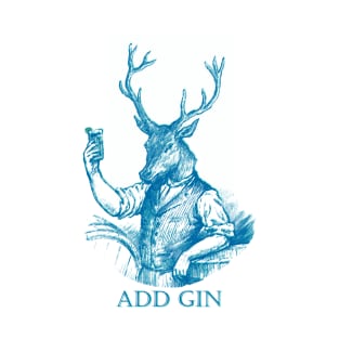 Vintage Stag - Bombay Variant - Gin T-Shirt