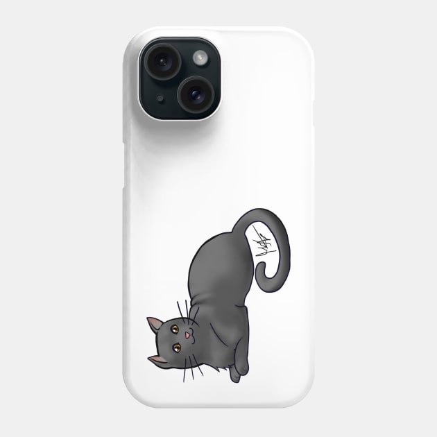 Cat - American Shorthair - Black Phone Case by Jen's Dogs Custom Gifts and Designs