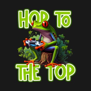 Gamer Frog - Hop to the Top T-Shirt