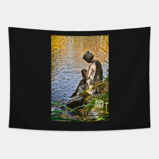 Lady and Water Tapestry