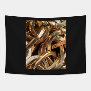 Solid Gold Links  3D Gold Chain Looks great on clothing apparel. Tapestry