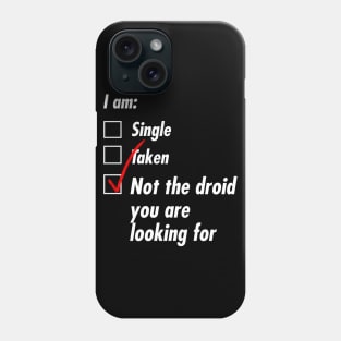 Single Taken Droid Phone Case