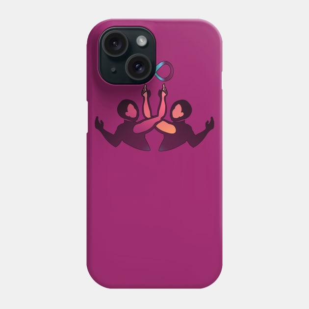 LAST Logo Stand Alone Phone Case by LondonAutisticsStandingTogether