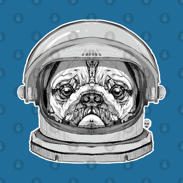 Astronault Pug by fakeface