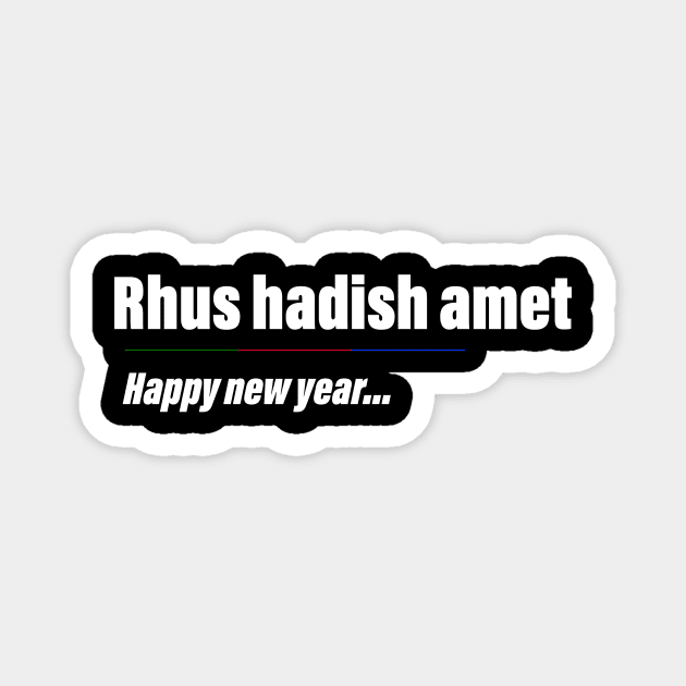 happy new year Magnet by rahim