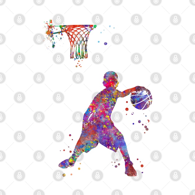 Basketball player by RosaliArt