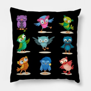 Owlets cartoon collection Pillow