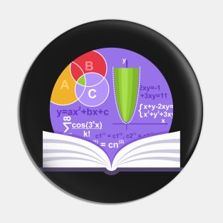 Mathematics Emblem Pin