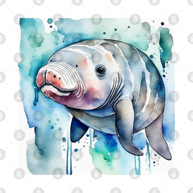 Cute manatee gift ideas,manatee kids tee,manatee tote bag and more by WeLoveAnimals