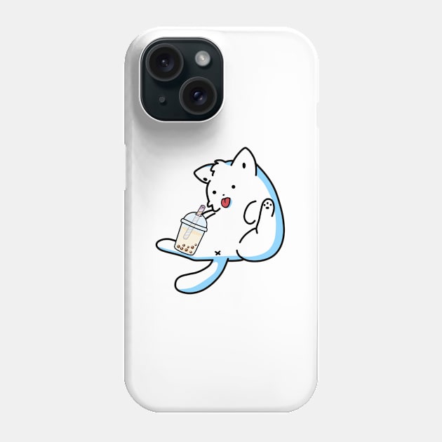 Lazy Boba Kitty! Phone Case by SirBobalot