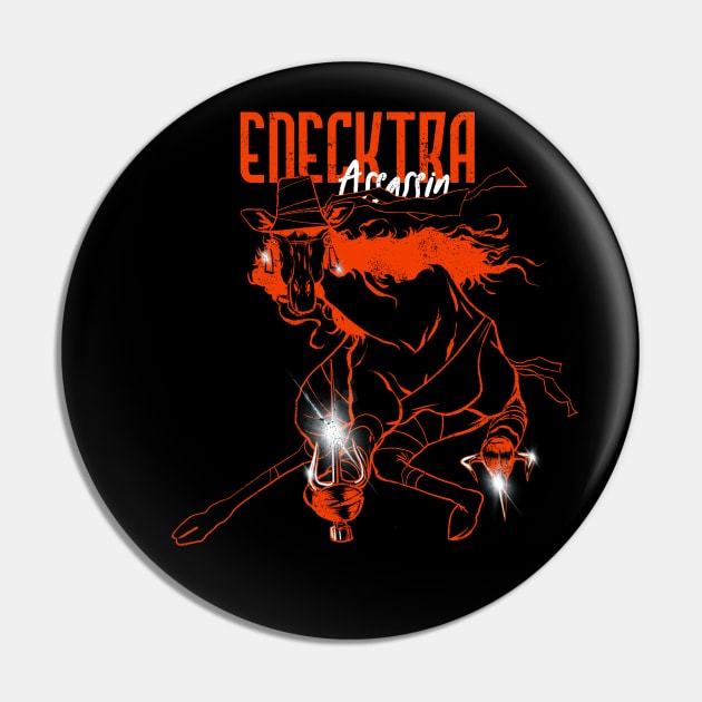 Enecktra: Assassin red Pin by ThirteenthFloor