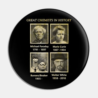 Vintage Great Chemists In History Pin
