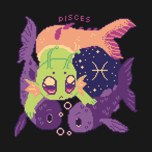 Pisces - Zodiac Alien T-Shirt