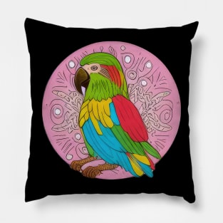 beautiful bright parrot | Pillow