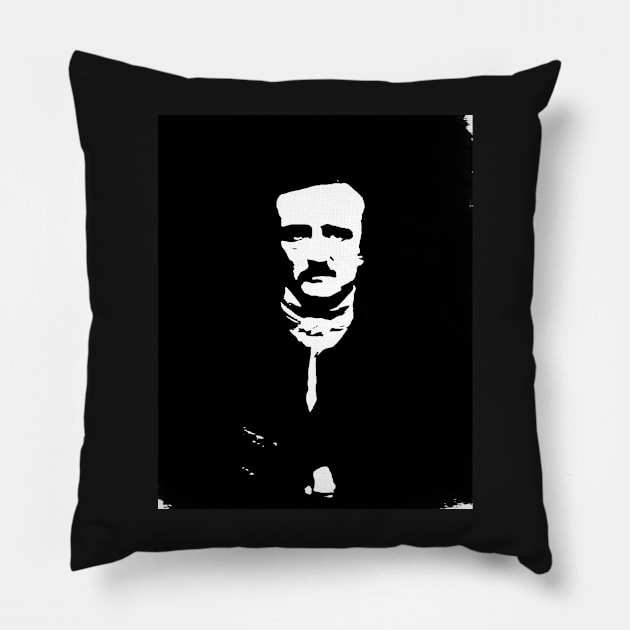 Great writer, american literature, horror Pillow by NYWA-ART-PROJECT
