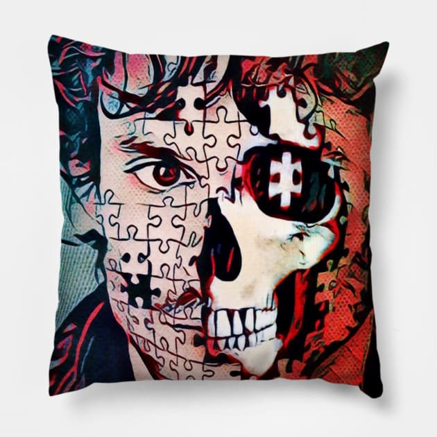 Will Graham Puzzle Skull -  What Lies Beneath Pillow by OrionLodubyal