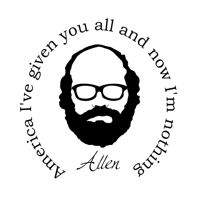 Allen Ginsberg by PoetandChef