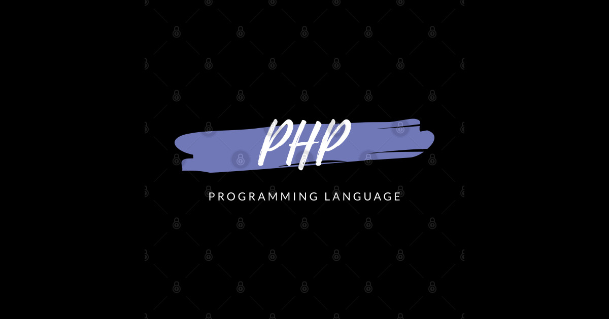 PHP Programming Language Paint Smear - Php - Sticker | TeePublic