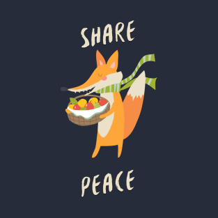 Share Peace Thanksgiving day gift T-Shirt