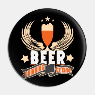 Beer Drinking Team Drinker Group Party Pin