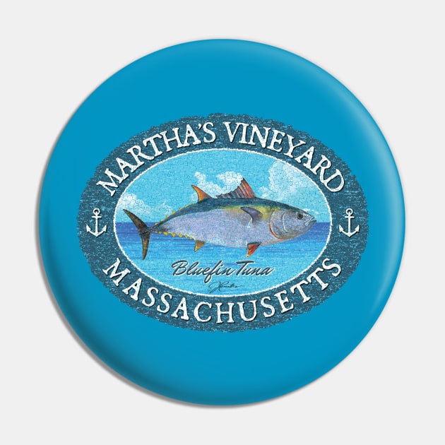 Martha's Vineyard, Massachusetts Bluefin Tuna Pin by jcombs