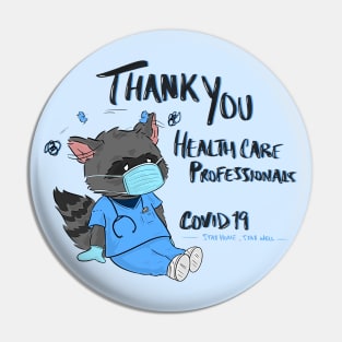 Thank You Healthcare Professionals Pin