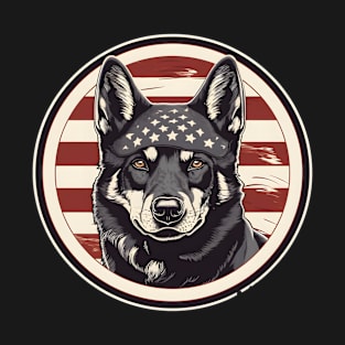 Akita 4th of July T-Shirt