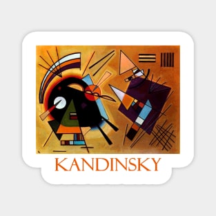 Black and Violet by Wassily Kandinsky Magnet