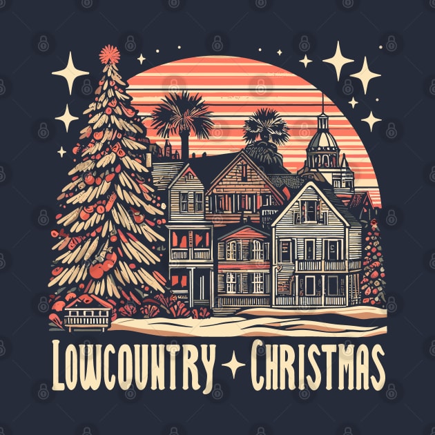 Lowcountry Christmas Starry Charleston Xmas by SubtleSplit