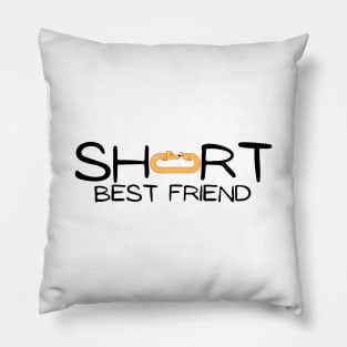 Short best friend with dachshund dog Pillow