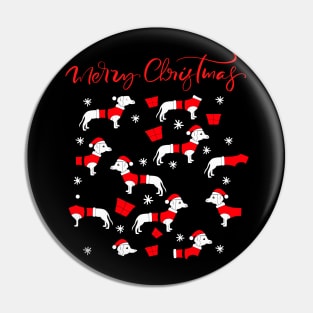 merry christmas dog lover Pin