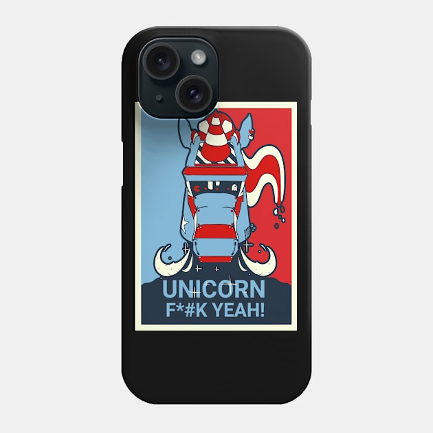 unicornio americano Phone Case by elcreador888