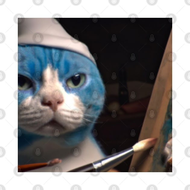 Meowgical Smurf Cat of Wonder by tearbytea