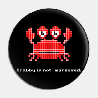 Crabby is not impressed. Pin